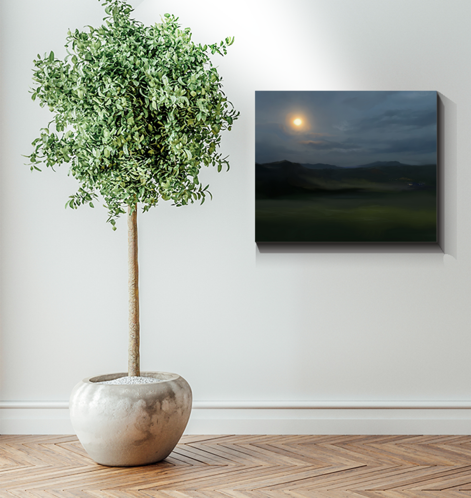 Sun Over Dark Plains