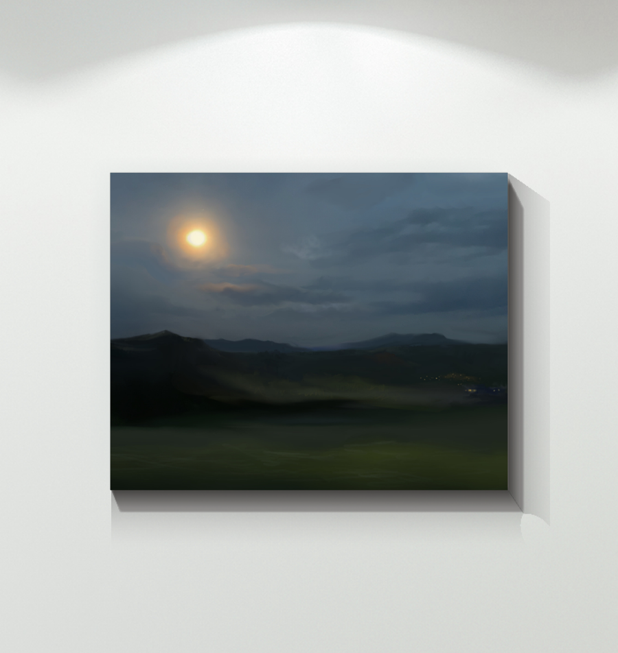 Sun Over Dark Plains